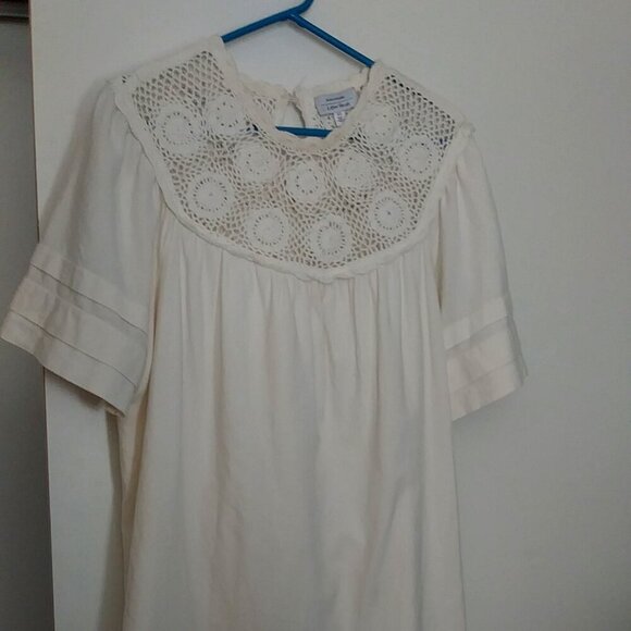 ✨ & Other Stories Paris Atelier Mini Dress ✨ Size 10 | Muslin Natural Crochet - Picture 11 of 11